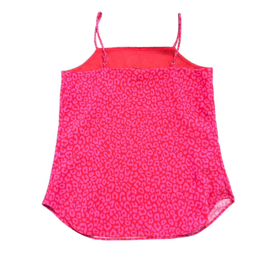 Ann Taylor Red And Raspberry Print Spaghetti Stra… - image 5